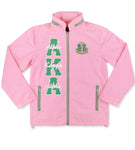 Alpha Kappa Alpha - Embroidered Windbreaker (Pink)