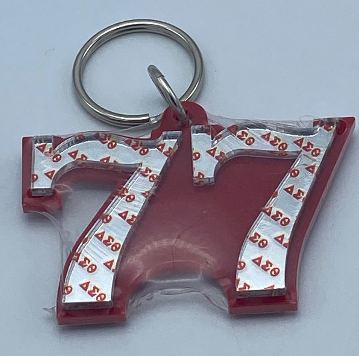 Delta sigma hot sale theta keychain