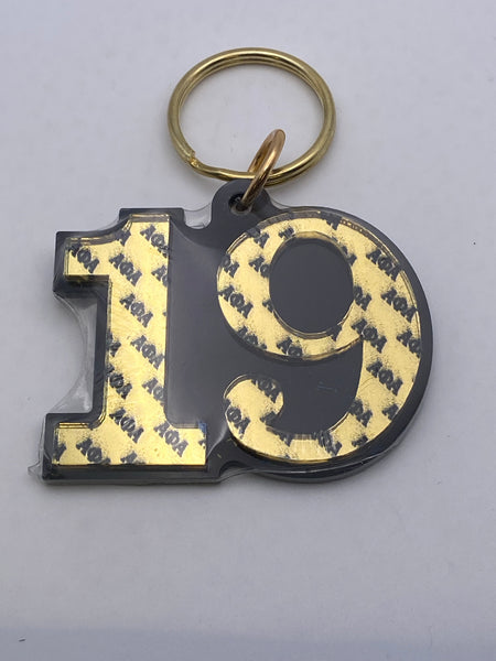 Alpha Phi Alpha - Line Number Keychain #19