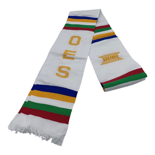Order of The Eastern Star - Kente Stole(White)