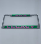 Alpha Kappa Alpha - Legacy License Plate Frame