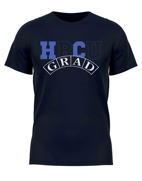 HBCU -“Grad" (Tee,[Blue/Black] Black)#2