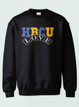 HBCU -“Love" (Crewneck ,[Blue/Gold] Black)