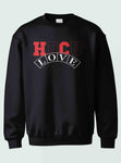 HBCU -“Love" (Crewneck ,[Red/Black] Black)