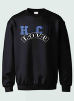 HBCU -“Love" (Crewneck ,[Blue/Black] Black)