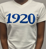 Zeta Phi Beta -1920 Embroidered (Soft Touch/White) Dagreekspot Original Collection