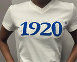 Zeta Phi Beta -1920 Embroidered (Soft Touch/White) Dagreekspot Original Collection