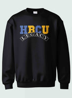 HBCU -“Legacy" (Crewneck ,[Blue/Gold] Black)