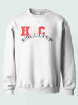 HBCU -“Educated" (Crewneck ,[Red/White] White)