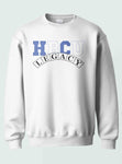 HBCU -“Legacy" (Crewneck ,[Blue/White] White)