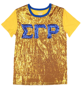 Sigma Gamma Rho - Sequin Tee (2nd Edition/Gold)