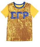 Sigma Gamma Rho - Sequin Tee (2nd Edition/Gold)