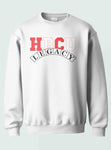 HBCU -“Legacy" (Crewneck ,[Red/White] White)