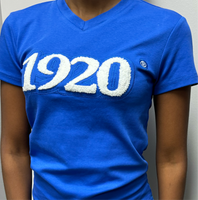 Zeta Phi Beta -1920 Embroidered (Soft Touch/Blue) Dagreekspot Original Collection