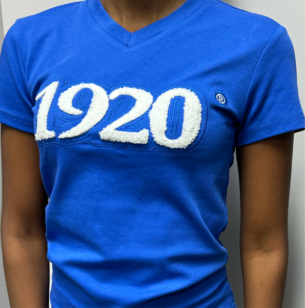 Zeta Phi Beta -1920 Embroidered (Soft Touch/Blue) Dagreekspot Original Collection