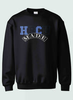 HBCU -“Made" (Crewneck ,[Blue/Black] Black)