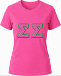 Alpha Kappa Alpha - Sigma Sigma Chapter Printed Tee (Pink)