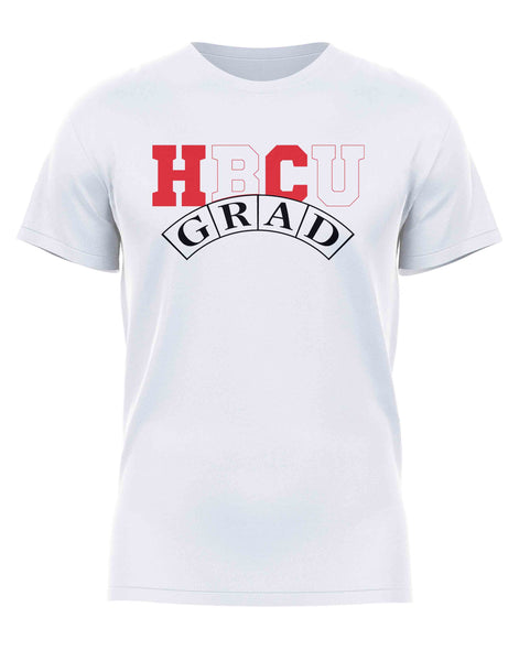 HBCU -“Grad" (Tee,[Red/White] White)#2