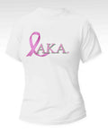 Alpha Kappa Alpha - “Breast Cancer Awareness" (Tee,Pink/Pink)