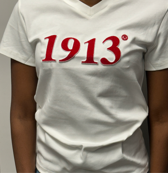 Delta Sigma Theta -1913 Embroidered (Soft Touch/Red) Dagreekspot Original Collection