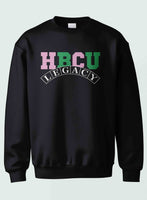 HBCU -“Legacy" (Crewneck ,[Pink/Green] Black)