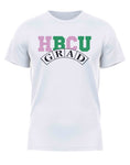 HBCU -“Grad" (Tee,[Pink/Green] White)#2