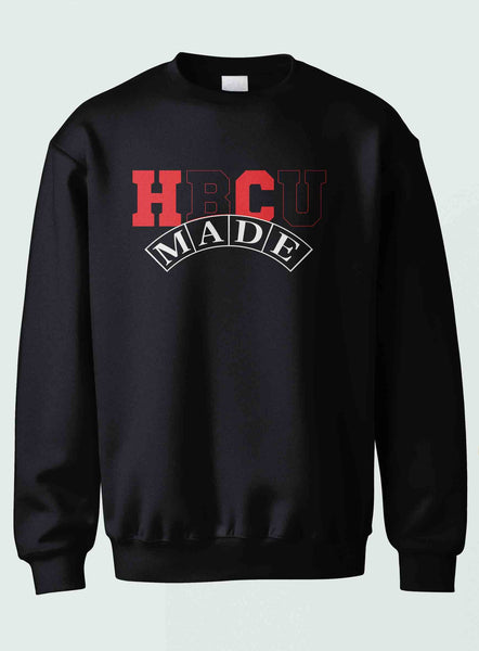 HBCU -“Made" (Crewneck ,[Red/Black] Black)