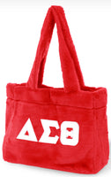 Delta Sigma Theta - Faux Fur Bag (Red)