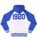 Zeta Phi Beta -  Two Tone Chenille Hoodie