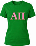Alpha Kappa Alpha - Alpha Pi Chapter Printed Tee (Green)