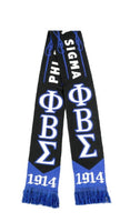 Phi Beta Sigma - Scarf (Black/Blue/White)