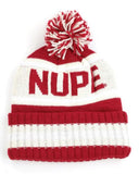 Kappa Alpha Psi - Beanie Hat w/PomPom (Red) (2)