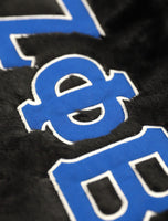 Zeta Phi Beta- Faux Fur Bag (Black)