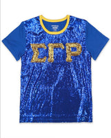 Sigma Gamma Rho - Sequin Tee (2nd Edition/Blue)