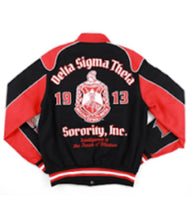 Delta Sigma Theta - “1913” Twill Racing Jacket (Black)