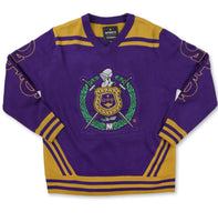 Omega Psi Phi - VNeck Sweater (Purple)
