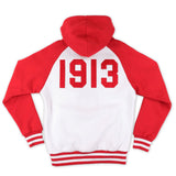 Delta Sigma Theta  -  Two Tone Chenille Hoodie