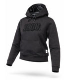 Alpha Kappa Alpha -  1908 Chenille Black Hoodie  w/Rhinestone ( w/Satin Lined Hood & Thumb Holes)