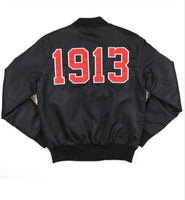 Delta Sigma Theta - Black Bomber Jacket (2nd addition)