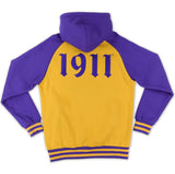 Omega Psi Phi -  Two Tone Chenille Hoodie