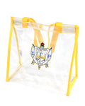 Sigma Gamma Rho - Clear Tote (Gold)