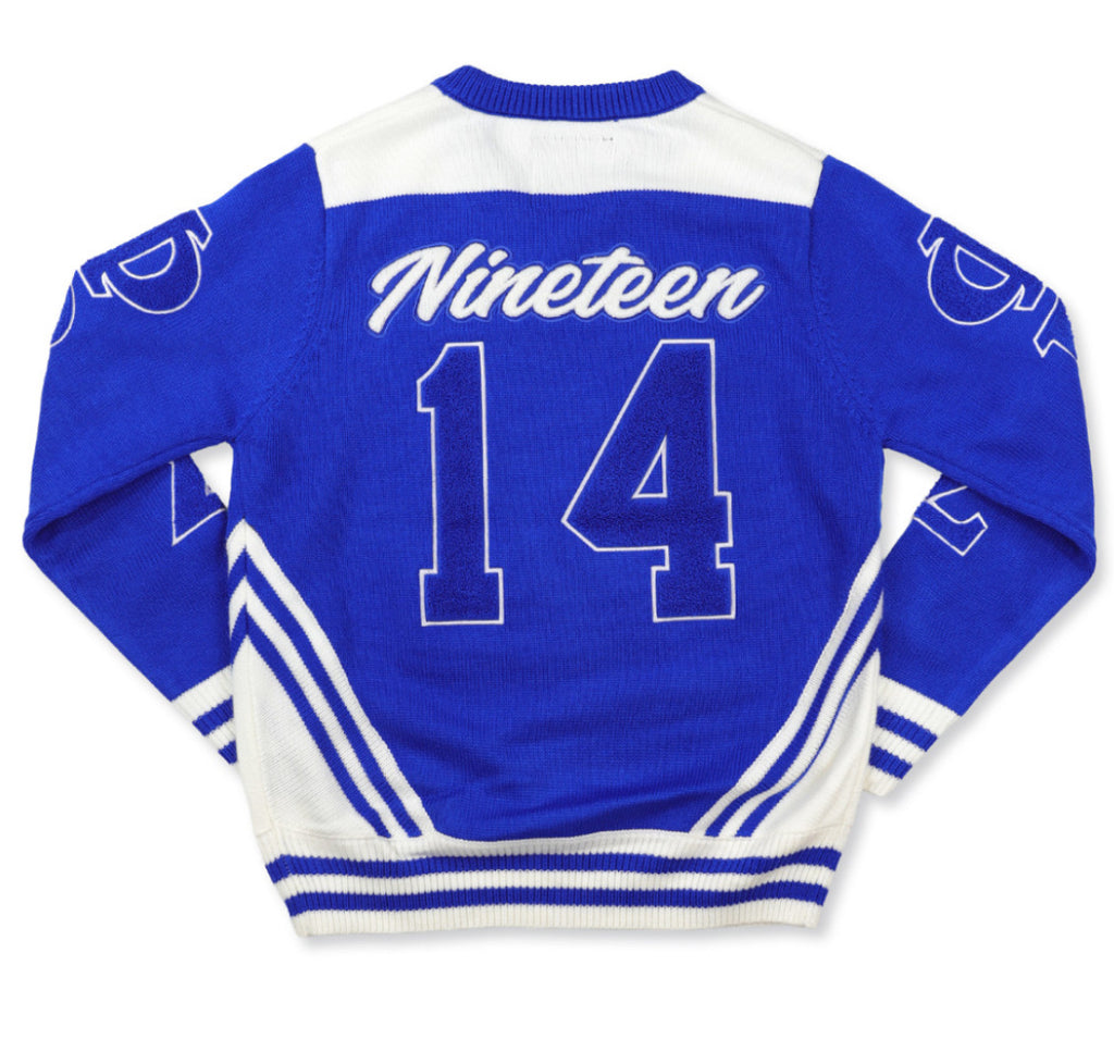 Phi Beta Sigma- VNeck Sweater (Blue)