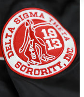 Delta Sigma Theta - Black Bomber Jacket (2nd addition)