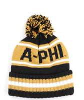 Alpha Phi Alpha - Beanie Hat w/PomPom (Black) (2)