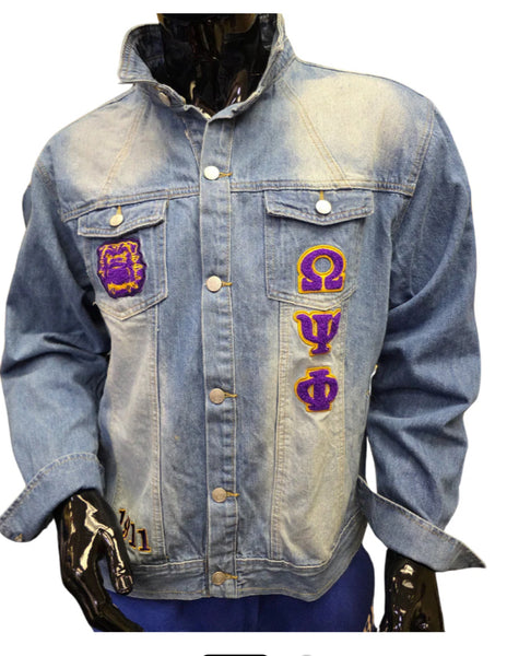 Omega Psi Phi - Denim Jacket