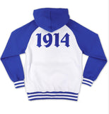 Phi Beta Sigma -  Two Tone Chenille Hoodie