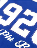 Zeta Phi Beta -1920 Long Sleeve Tee w/ Heart(Blue)