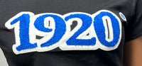 Zeta Phi Beta -1920 Embroidered (Soft Touch/Black) Dagreekspot Original Collection