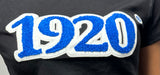 Zeta Phi Beta -1920 Embroidered (Soft Touch/Black) Dagreekspot Original Collection