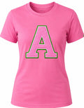 Alpha Kappa Alpha - Alpha Chapter Printed Tee (Pink)